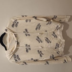 Mixed feelings hoodie.